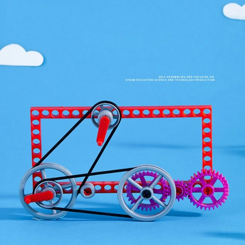 Hands On Gear Pulley Assemble Toy Classroom Mechanical Engineering Experiment