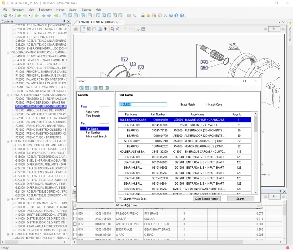 

Каталог запасных частей AutoDVD Kubota KE Италия 2021р.