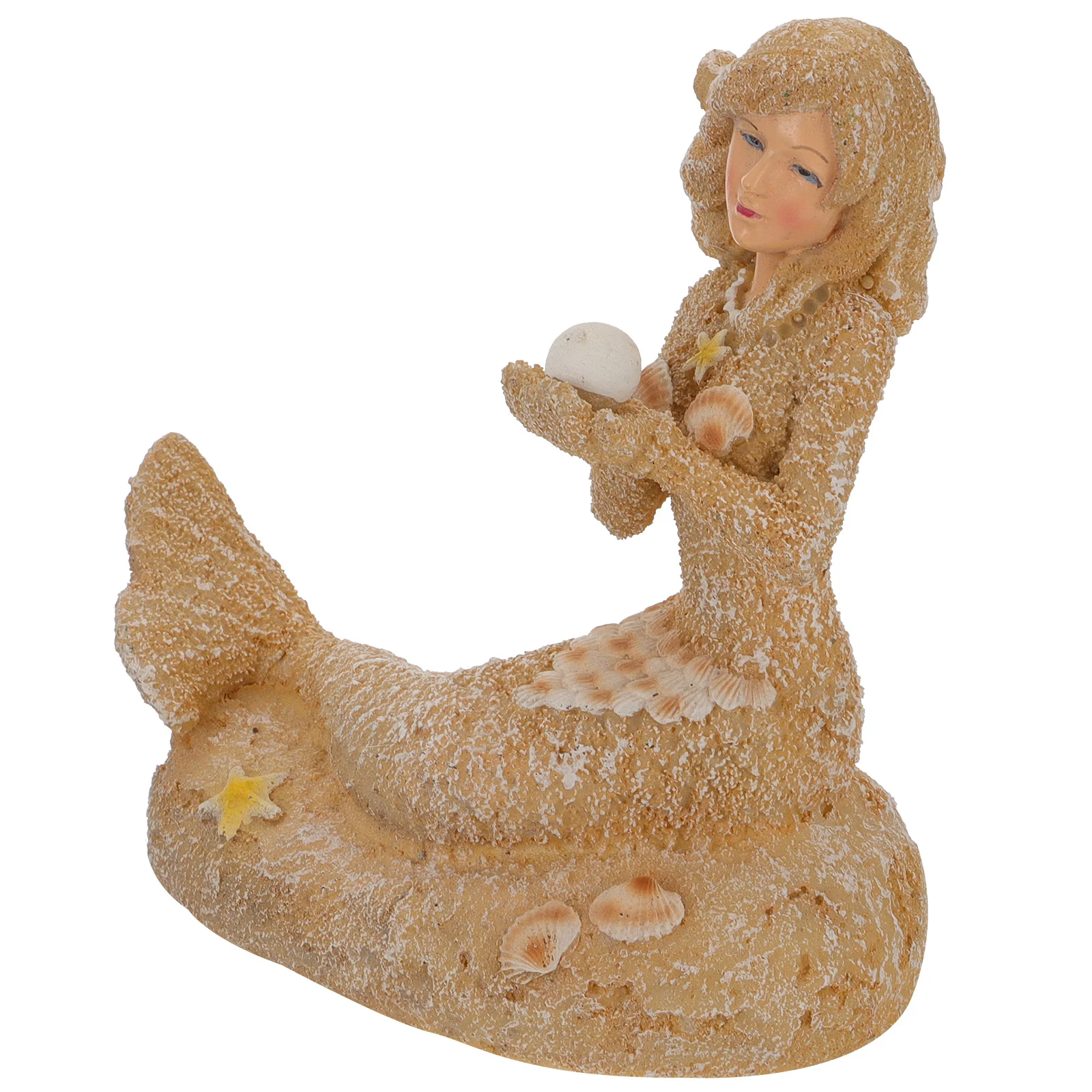 

1Pcs Mermaid Decoration Creative Resin Aquarium Adornment for Fish Tank Landscape Supplies Underwater Ornament Home Study Room