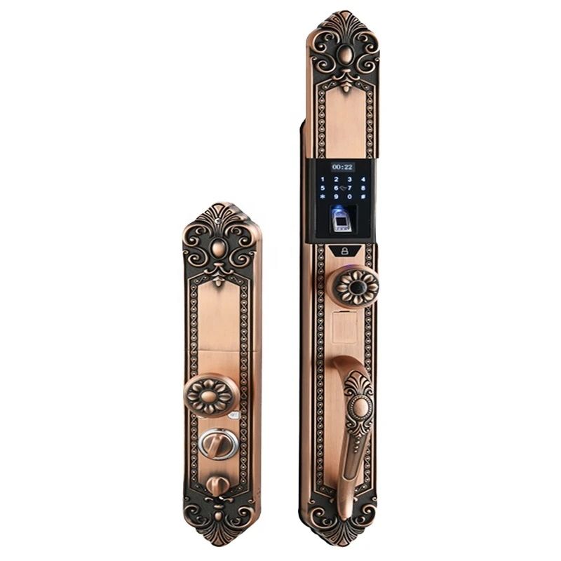 RFID  Door Lock Keyless Tuya Wifi Fingerprint  Digital Smart Nfc Metal Card Lock with Camera Biometric