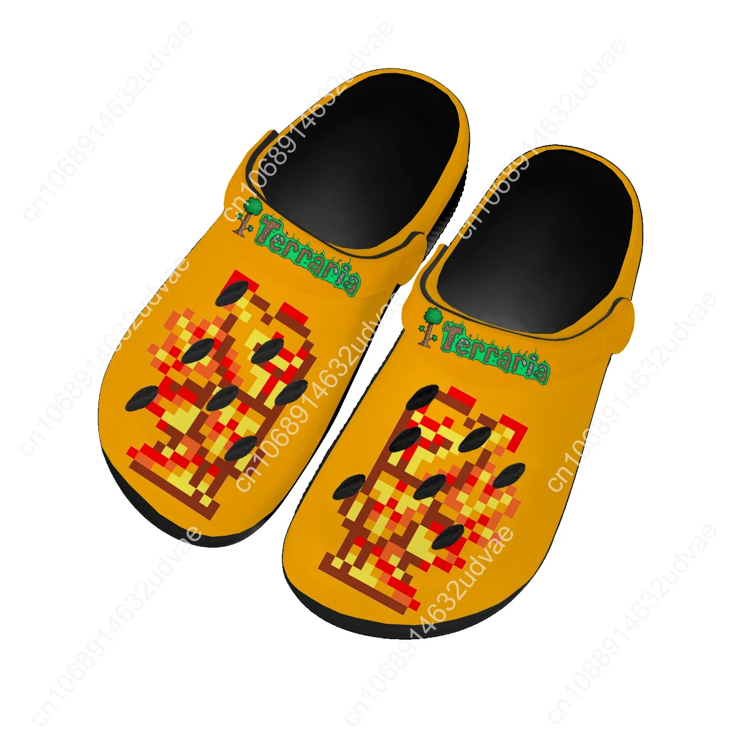 Terraria Water Shoes Men Women Teenager High Quality Home Garden Clogs Custom Sandals Beach Breathable Hole Slippers
