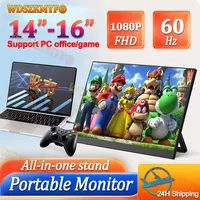14“/15.6”/16” Portable FHD 1080P 16:9 IPS Panel Secondary Display Computer Monitor Type-C HDMI For Xbox Switch Laptop