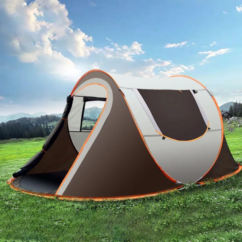 

Automatic Pop-up 3-4 Person Camping Tent Waterproof Sun Protection Outdoor Backpacking Portable Family Hiking Beach Barraca