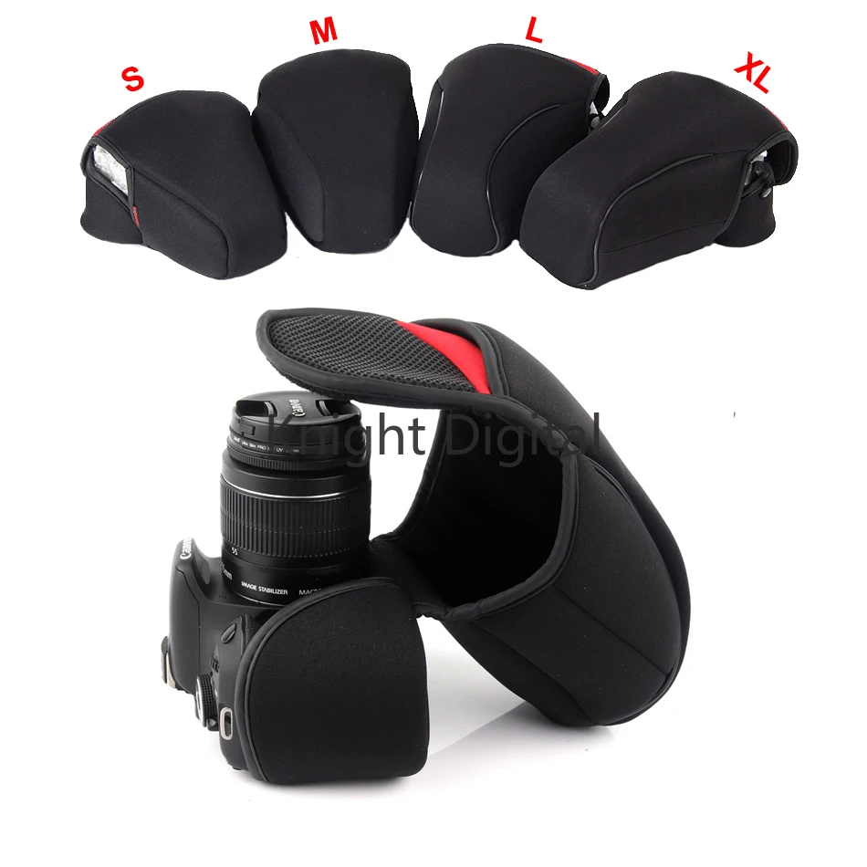 Custodia morbida interna per fotocamera DSLR per Canon 200D 800D 1200D 600D 750D 700D 100D 1300D 80D 760D 1500D 550D 1100D 650D 7DMII 5D3 6D
