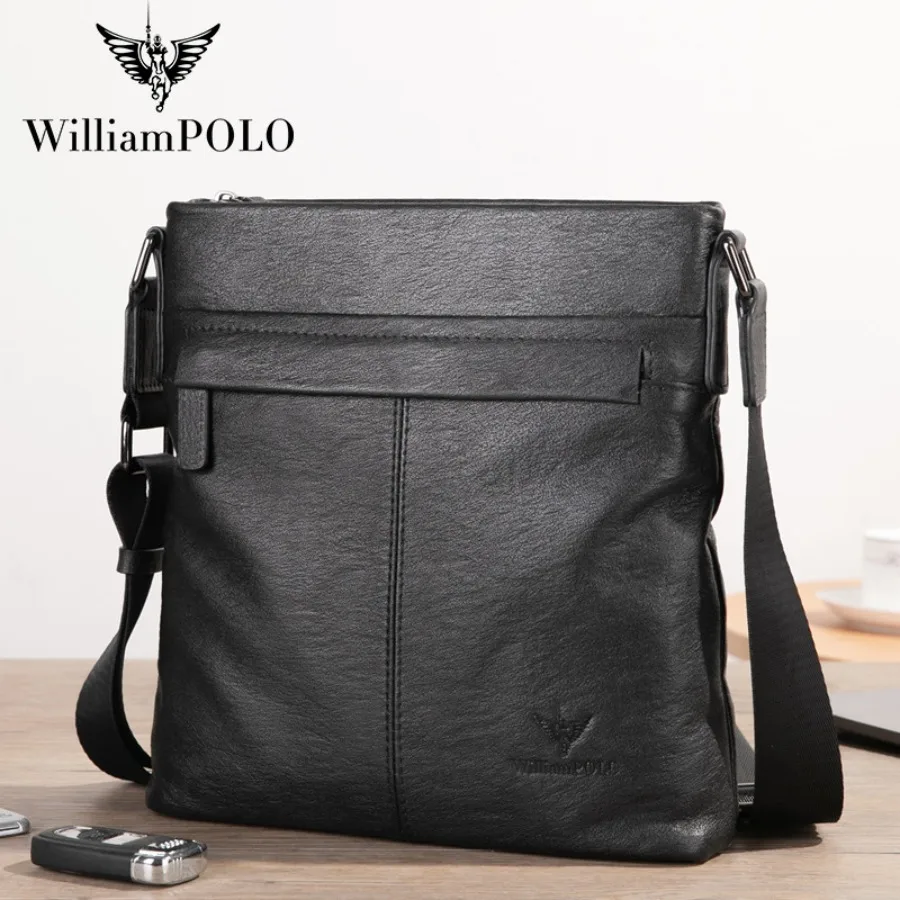 

【New style】King Paul shoulder bag men's genuine leather backpack men's bag new backpack men's small leather bag briefcase