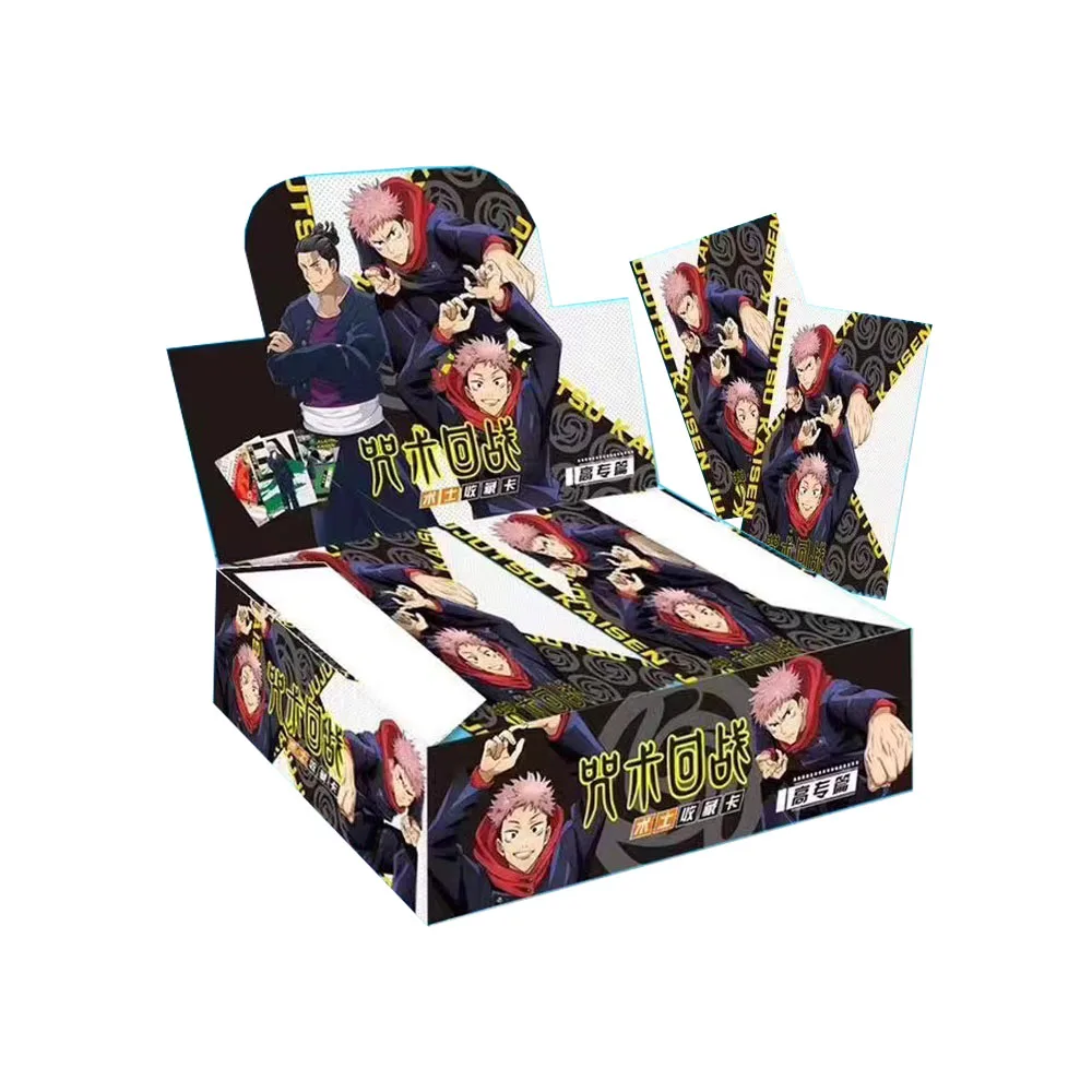 2024 Jujutsu Kaisen Rare Cards for Kid Anime Character Gojo Satoru Fushiguro Megumi Itadori Yuji Warlock Collection Card Toy Gif