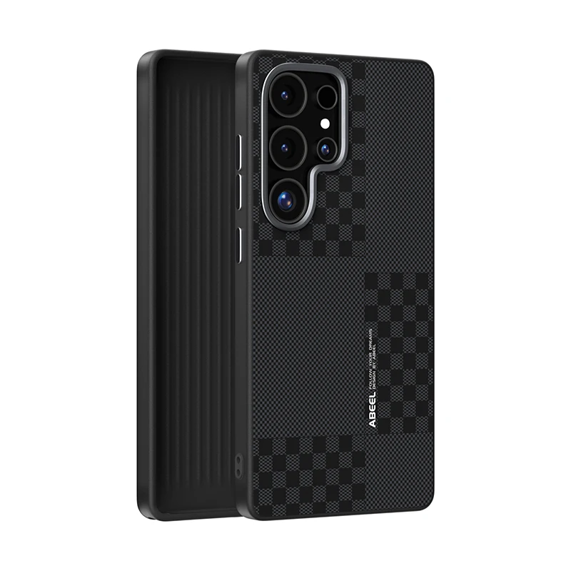 Casing Ponsel Anti Benturan dengan Pengisian Daya Nirkabel Magnetik Magsafe Untuk Samsung S25 Ultra Edge S24 Ultra Plus FE, Bahan PC Keras + TPU Lunak