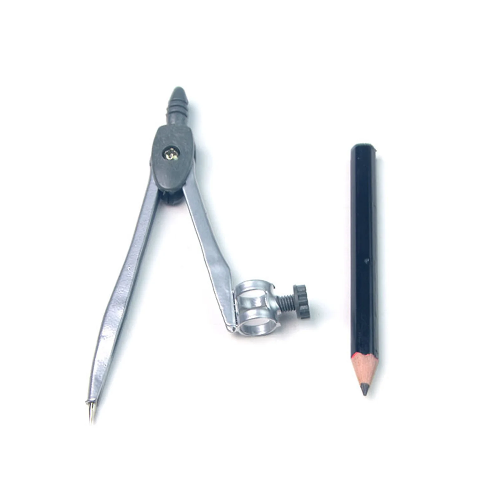 Metal Compass Set Professional Geometry Math Drafting Drawing Tool Precision Pencil Holder Student School Stationery Supplies
