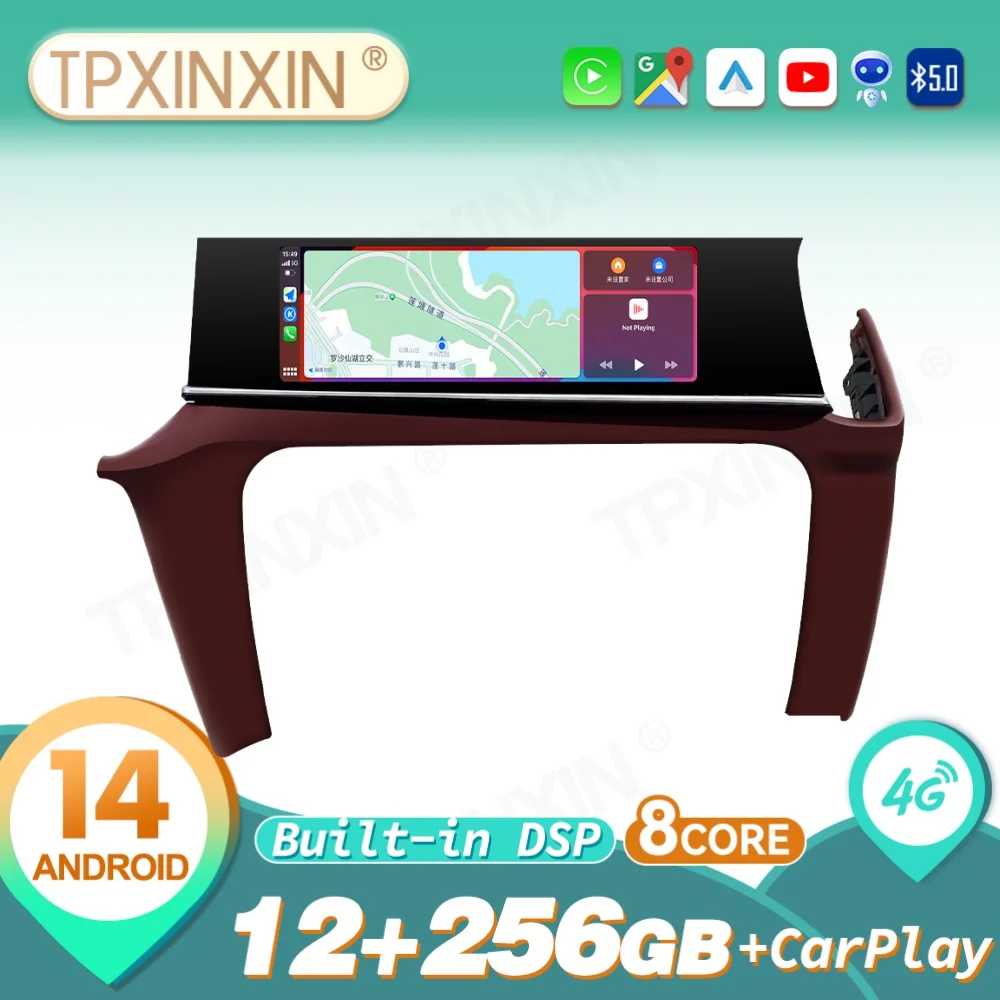 

14,9-дюймовый Android-экран Qualcomm для Porsche Cayenne 2018-2023: Мультимедийная система, автомагнитола, развлекательный центр, головное устройство