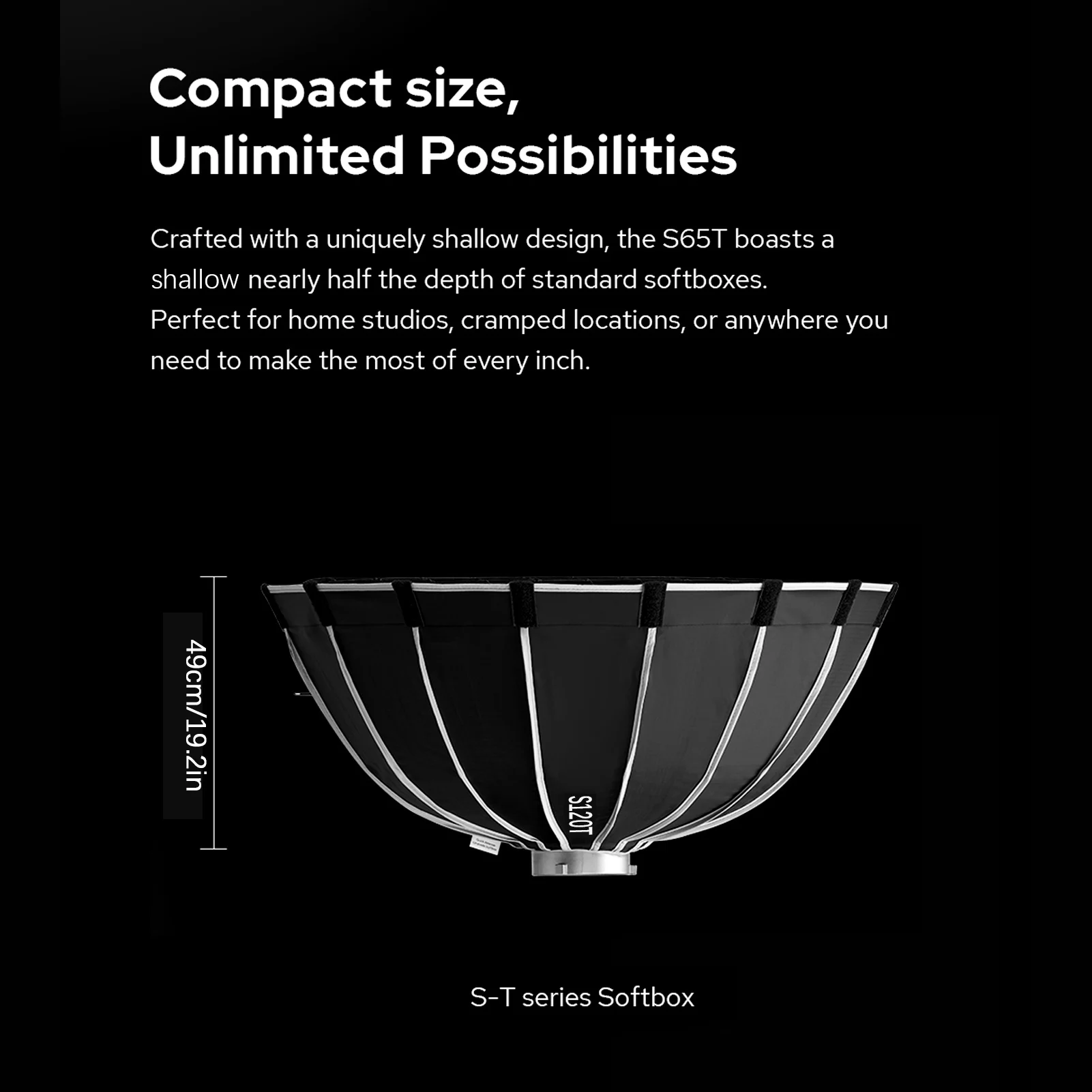 

Godox S85T 85cm/33.5in Softbox Octagon Umbrella Light Box for Photography Studio Photography Portrait Live Stream Accessories