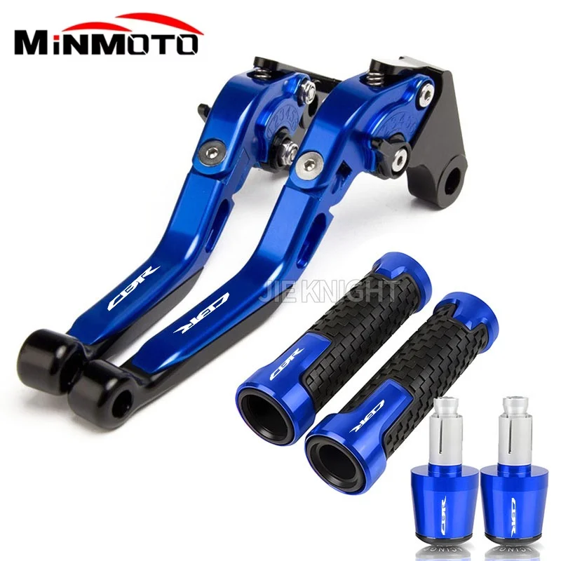 Para Honda CBR125R CBR 125R CBR 125 CBR125 R 2004-2016 palancas de embrague de freno ajustables CNC empuñaduras finales de manillar