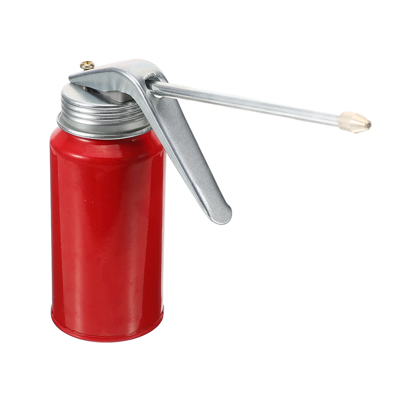 

High Pressure Oil Can 200g Red Lubrication Oiler Small Jug Automotive Metal Oil Can Pump for Car DIY Mechanic Tool