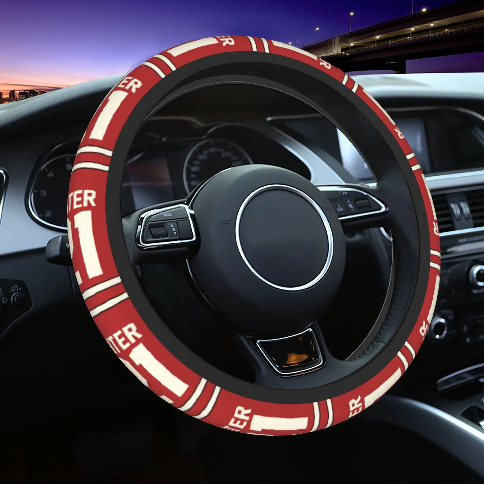 

Накладка на руль Heated Rivalry 21, 38 см, противоскользящая, защита руля, аксессуары для авто, декор для руля