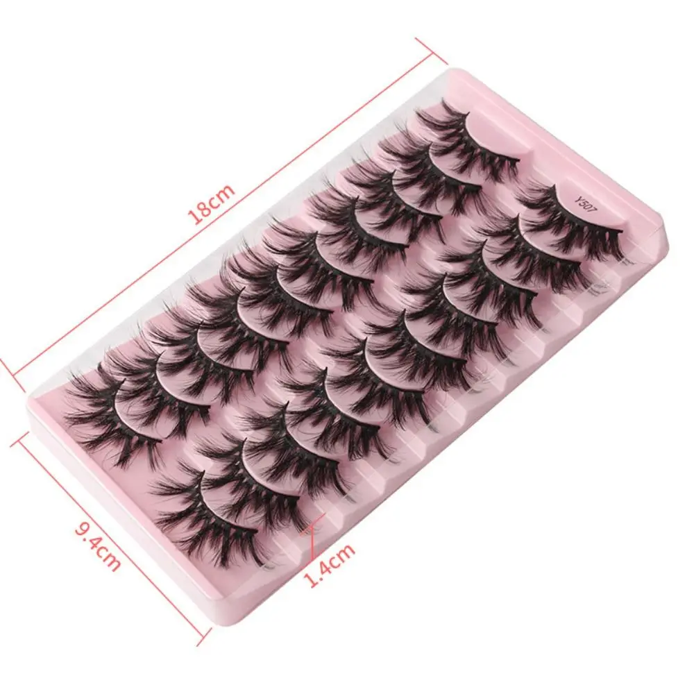 Volume drammatico Faux Mink Hair Women Beauty Thick Long Eye Lashes Faux Mink Eyelashes Eye Extension ciglia finte