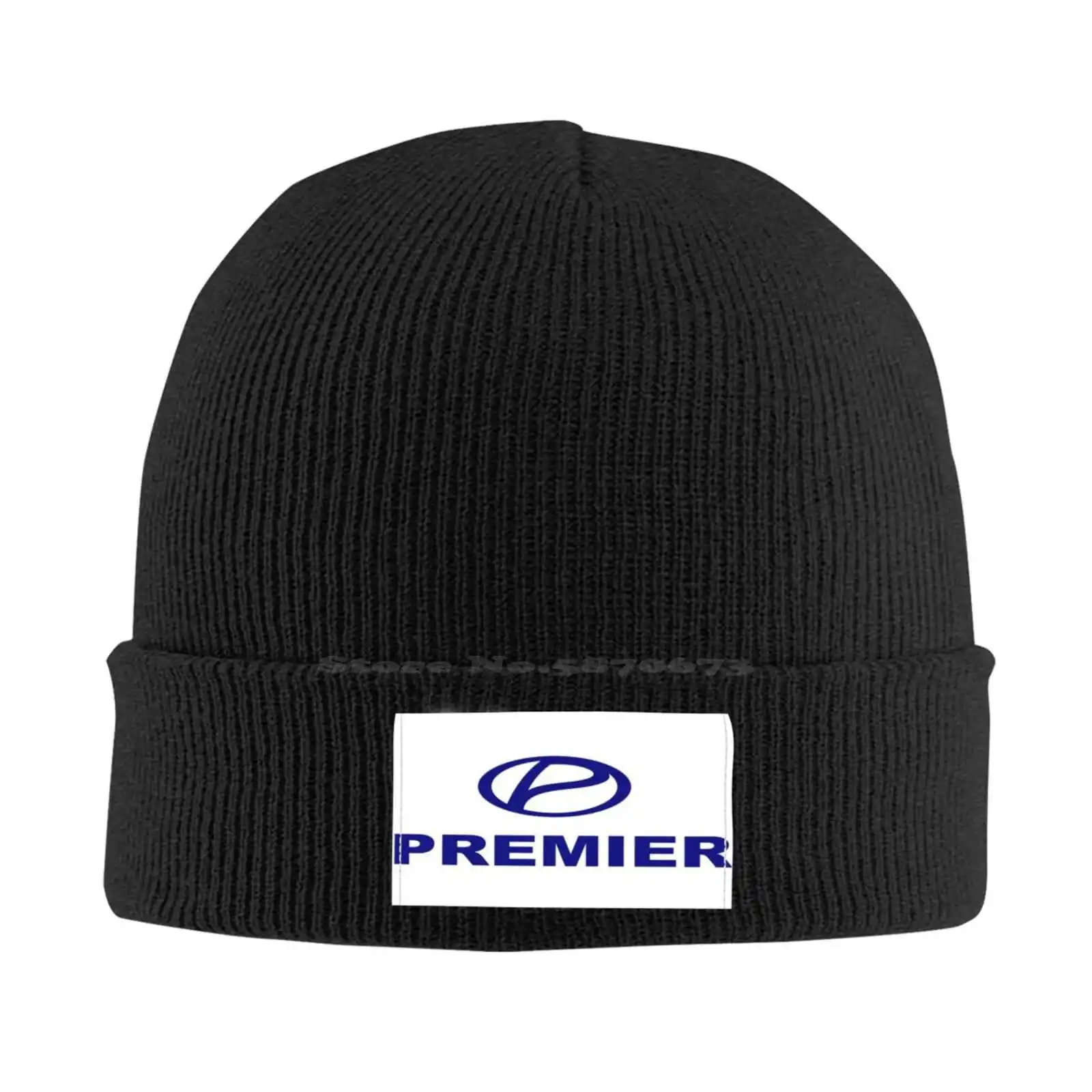 Premier Logo Print Graphic Casual cap Baseball cap Knitted hat