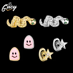 GUCY Hip Hop Single Tooth Grillz Cap Top Bottom Dental Grill Teeth Caps Halloween Cosplay