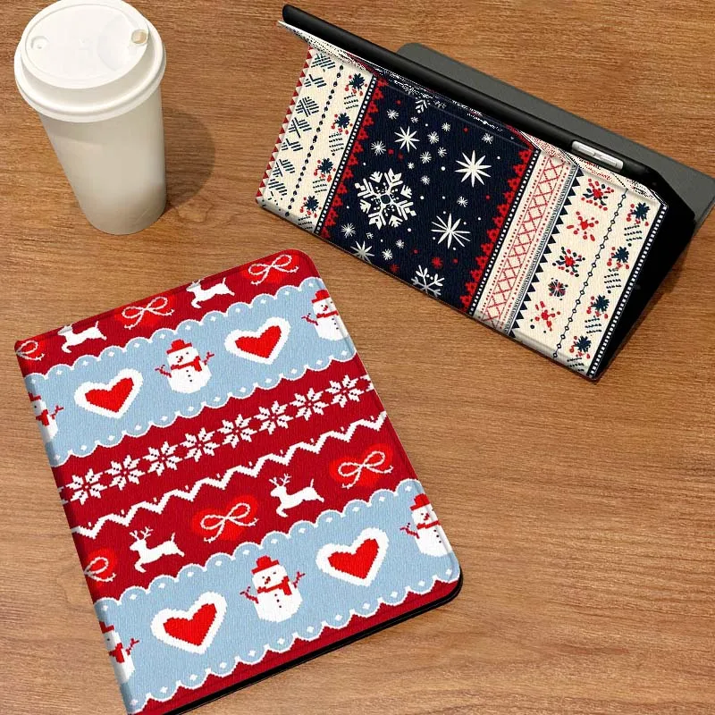 

Christmas Retro Pattern Case For Samsung Galaxy Tab S6 S7 S8 S9 S10 S11 FE Plus Lite Tablet