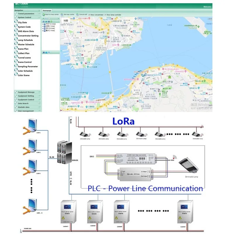 Smart led street lighting remote management solution that ensures the right amount of light is provided where and when needed.