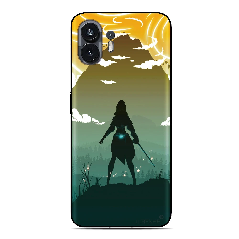 جينشين تأثير غطاء ل Blackview موجة 9C 8C 6C القرش 9 اللون 6 8 Oscal C80 C70 C30 برو شقة 2 1C النمر 13 12 10 جراب هاتف #5