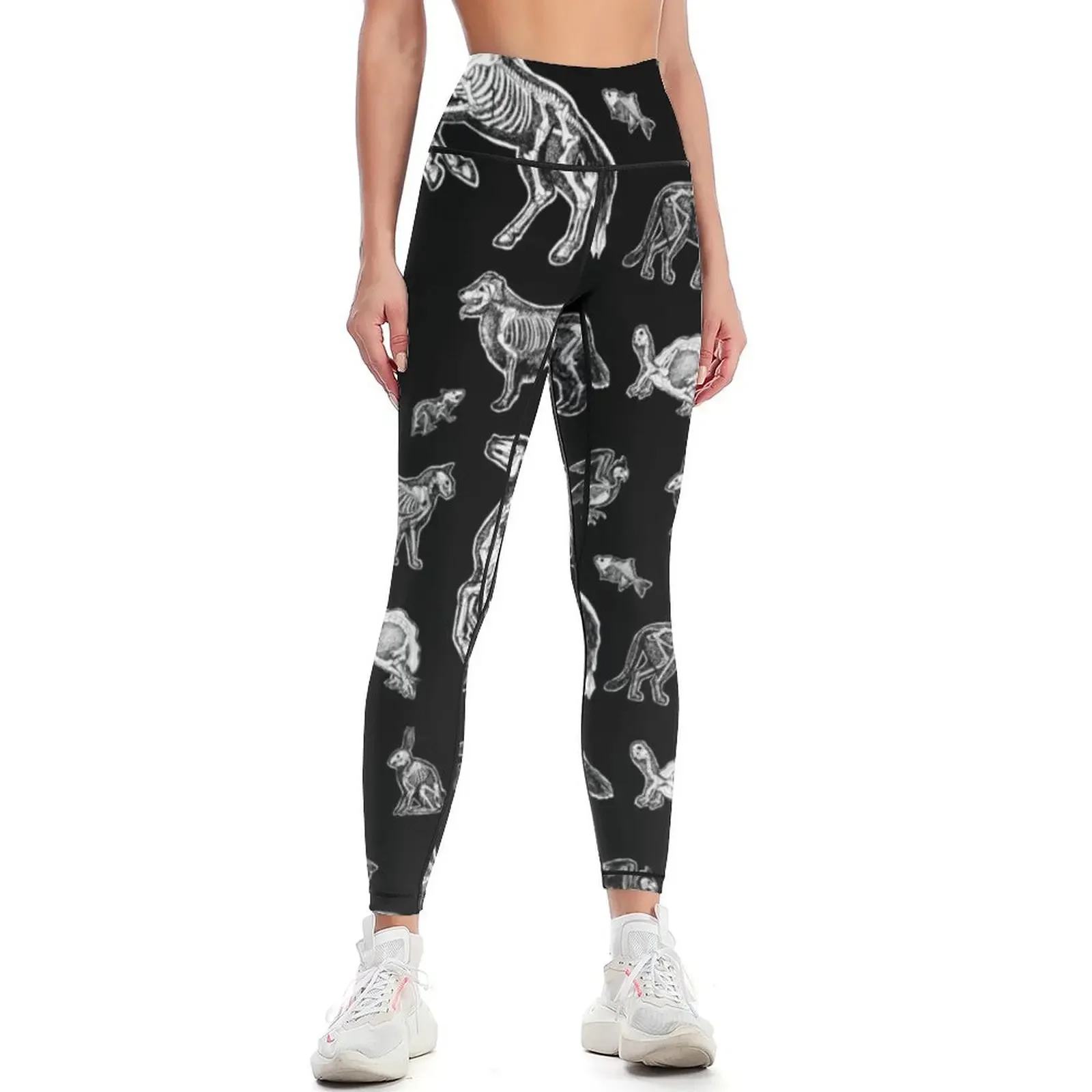 Veterinary Technician :: X-ray Animal Bones Anatomy Leggings workout shorts Women's fitness Womens Leggings