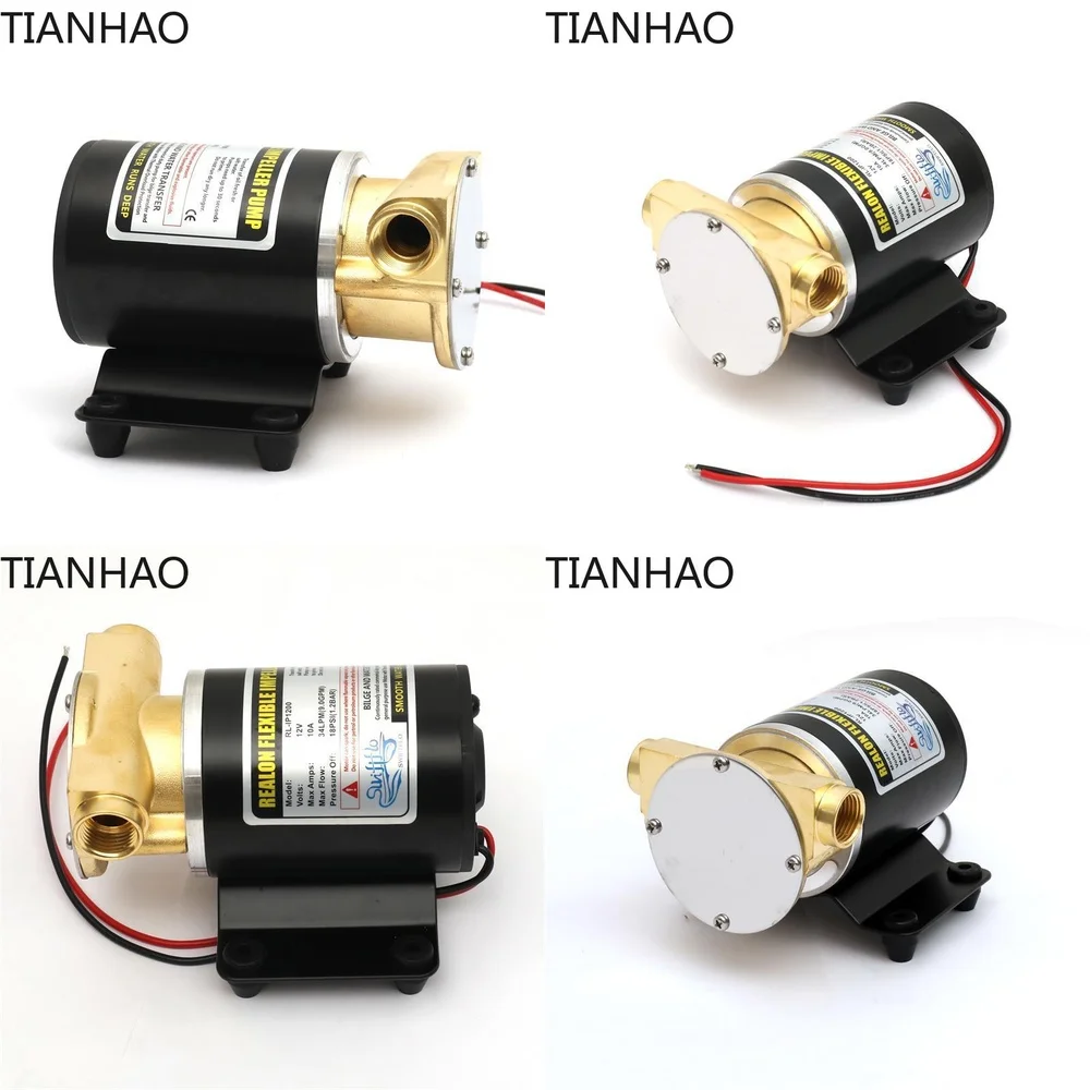 for high flow marine bilge pump self priming single stage water transfer pump with enclosed impeller flexible diaphragm