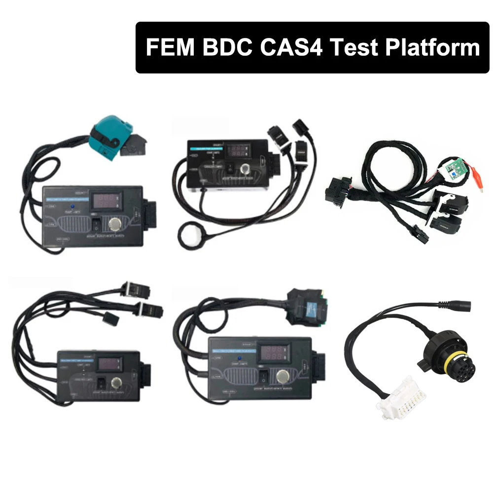 For BMW F20 F30 F35 X5 X6 I3 CAS2 CAS3 CAS4 CAS4 FEM BDC Module Testing Platform CAR Control Cables OBD Programming Test Tool