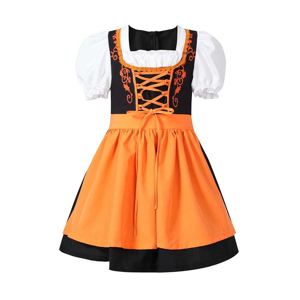 All'ingrosso Oktoberfest Cosplay Child Girls gioco di ruolo gonne tradizionale Costume da birra bavarese bambini Roleplay Fantasy Party Clothes