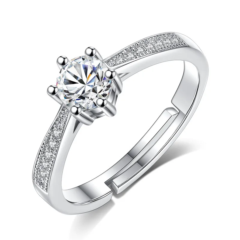 925 sterling silver Premium Rings For Women Exquisite Student Girlfriend Silver Jewelry Accessories Wedding Fashion Gift