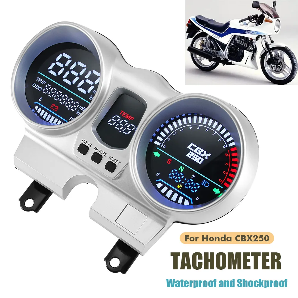 

Motorcycle Instrument Panel LCD Speed Dash Indicator OEM 37100-KPF-961 For Honda CBX250 CBF250 Twister 2001-2008 Motor RPM Meter