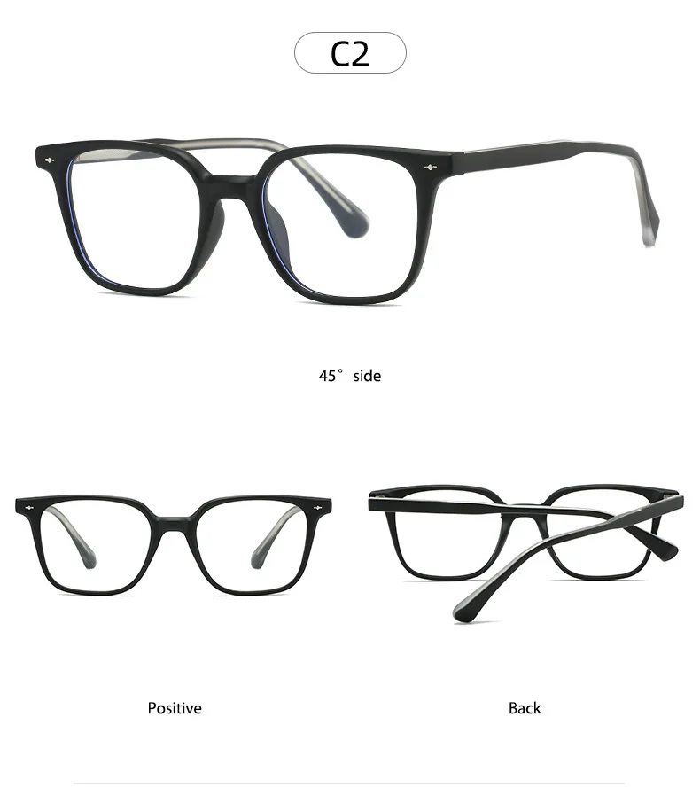 KOCOLIOR 2025, hochwertige TR90-Retro-Lesebrille mit quadratischem Rahmen für Damen und Herren, modische photochrome Presbyopie-Brille – Detail 12
