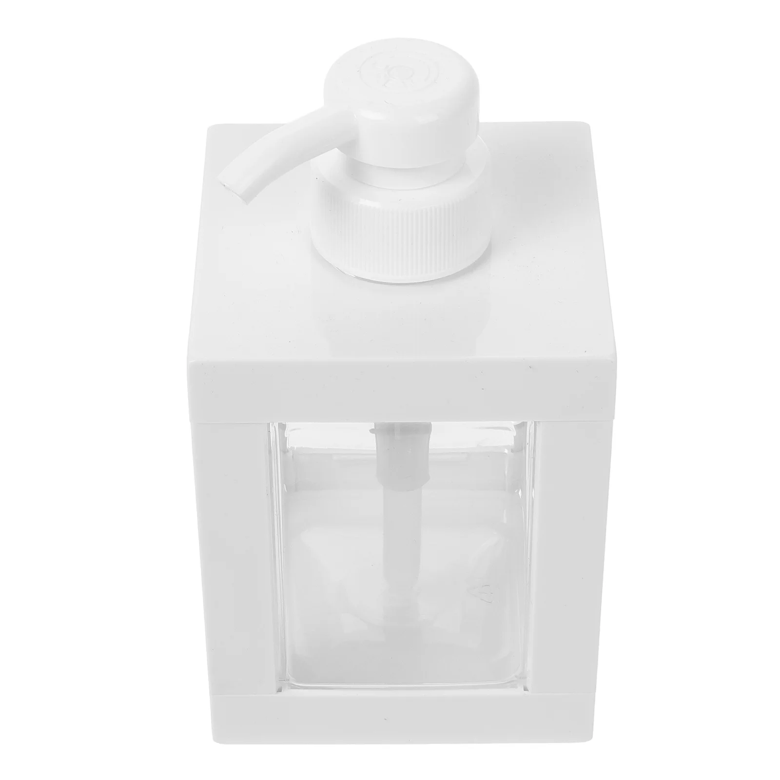 Botella de plástico vacía de 500Ml, cuadrada, recargable para loción corporal, jabón de manos, aceite de masaje, champú, acondicionador, contenedor para Baño