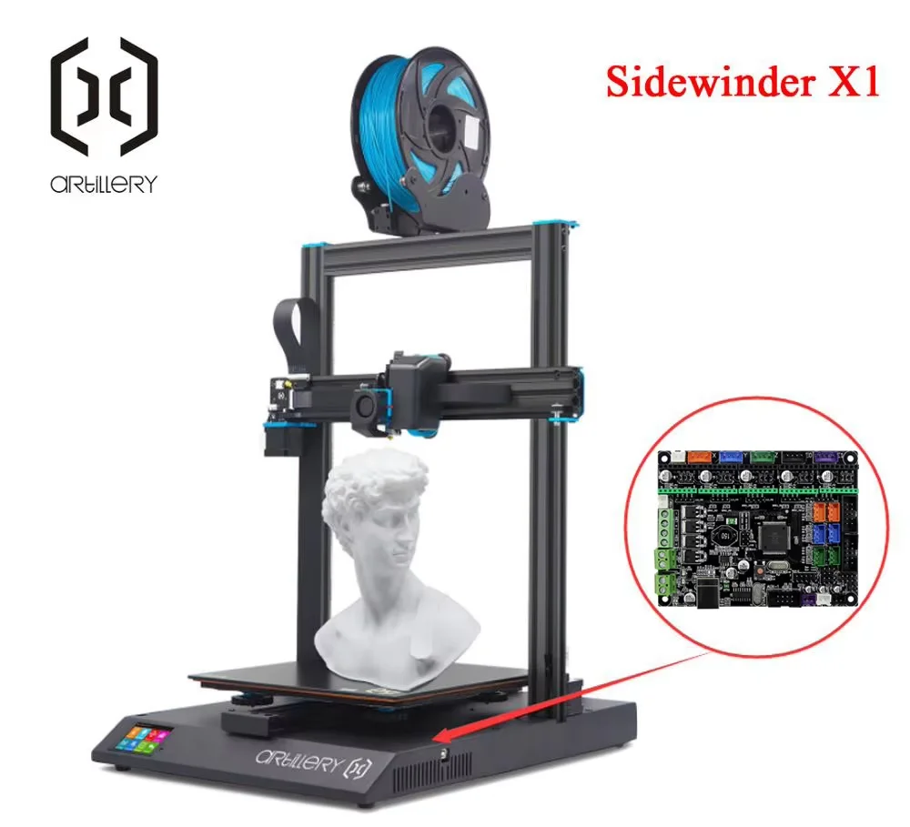 Płyta główna MKS Gen L V1.0 do drukarek 3D SideWinder X1 i serii Genius, kompatybilna z komponentami elektronicznymi. — zdjęcie produktu 4