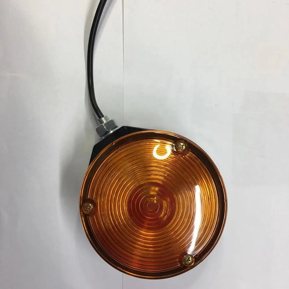 Super Bright 12V/24V Amber Bulb Dual Face Trailer Tail Light with Plastic Frame for Car Truck