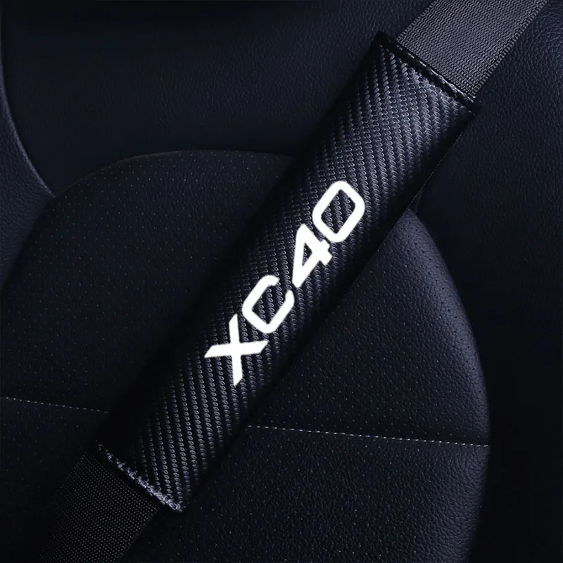 Car Safety Belt Shoulder Cover Breathable Seat Belt Padding Pad for Volvo XC40 Car Accessories Special for long-distance travel