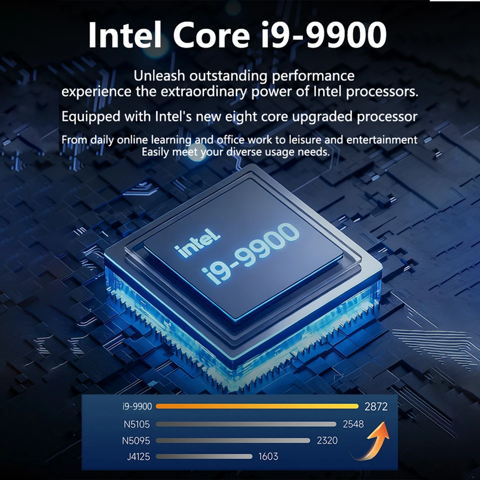 Laptop Computer Windows 11 Pro Intel Core I9 9900 2026 Notebook PC