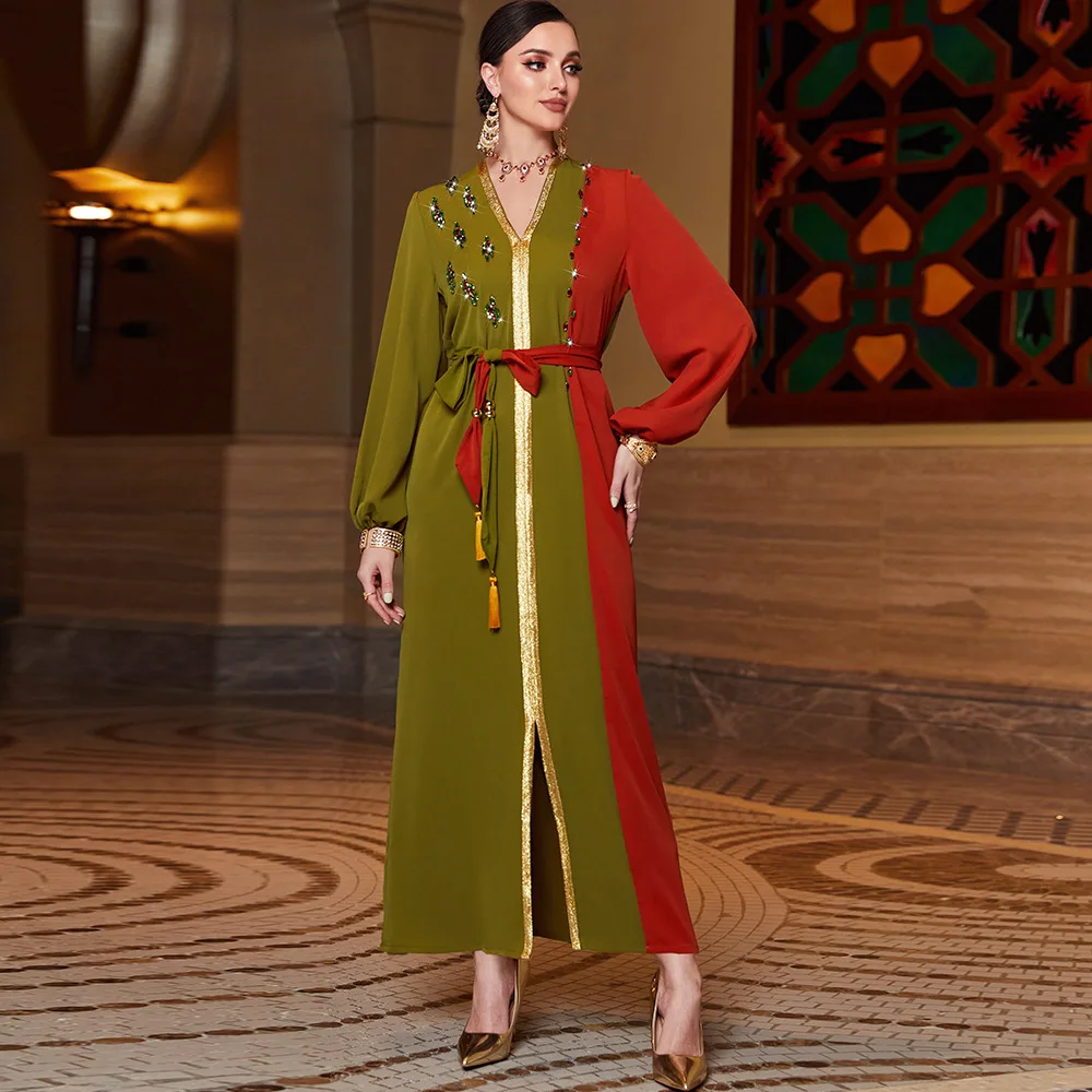 

Ramadan Dress Dubai Abaya Femme Musulman Long Dress Modest Islam Turkey African Dresses For Women Moroccan Caftan Evening Kaftan