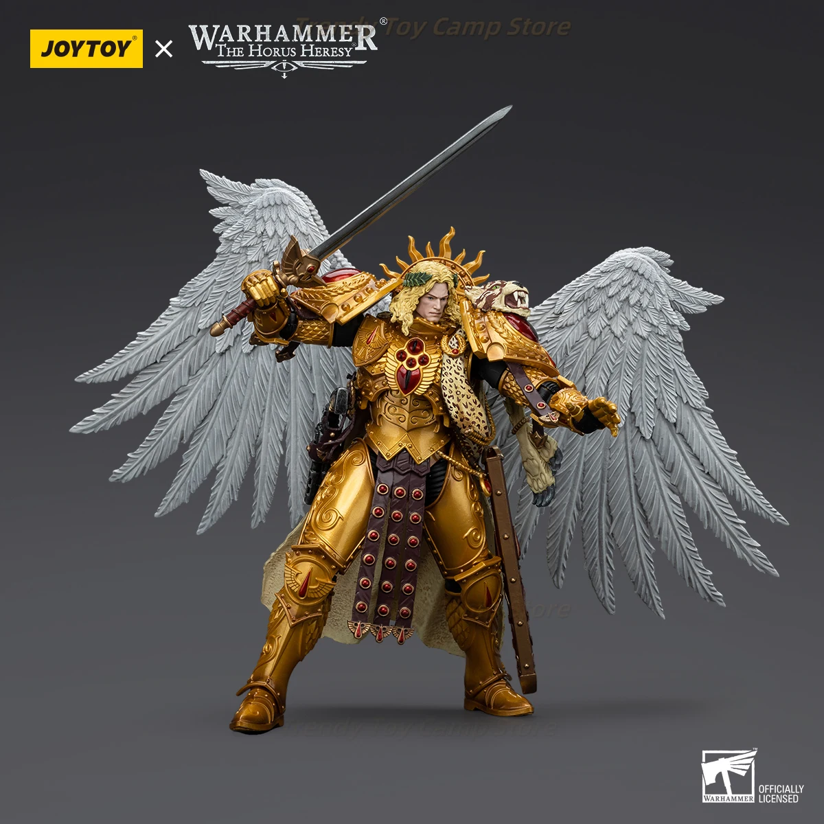 لعبة الفرح Warhammer حورس هيرسي ملائكة الدم Sanguinius Primarch of the IXth Legion عمل الشكل ديكور هدية عيد ميلاد