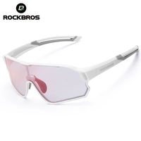 ROCKBROS Children's Bicycle Glasses Photochromic Sunglasses UV400 Kids MTB Road Bike Goggles Anti-skid Rubber Sports Eyewear
