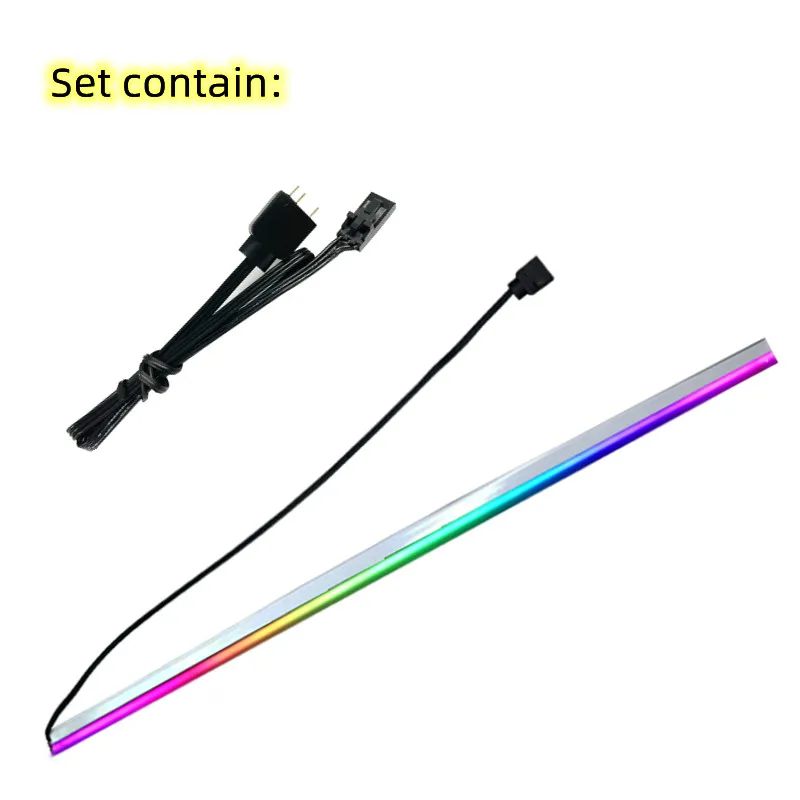 NEON Addressable RGB PC 16inch Diffused LED Strip For Aura,Gigabyte,MSI Mystic,Corsair Lighting Node Pro,Corsair Commander PRO