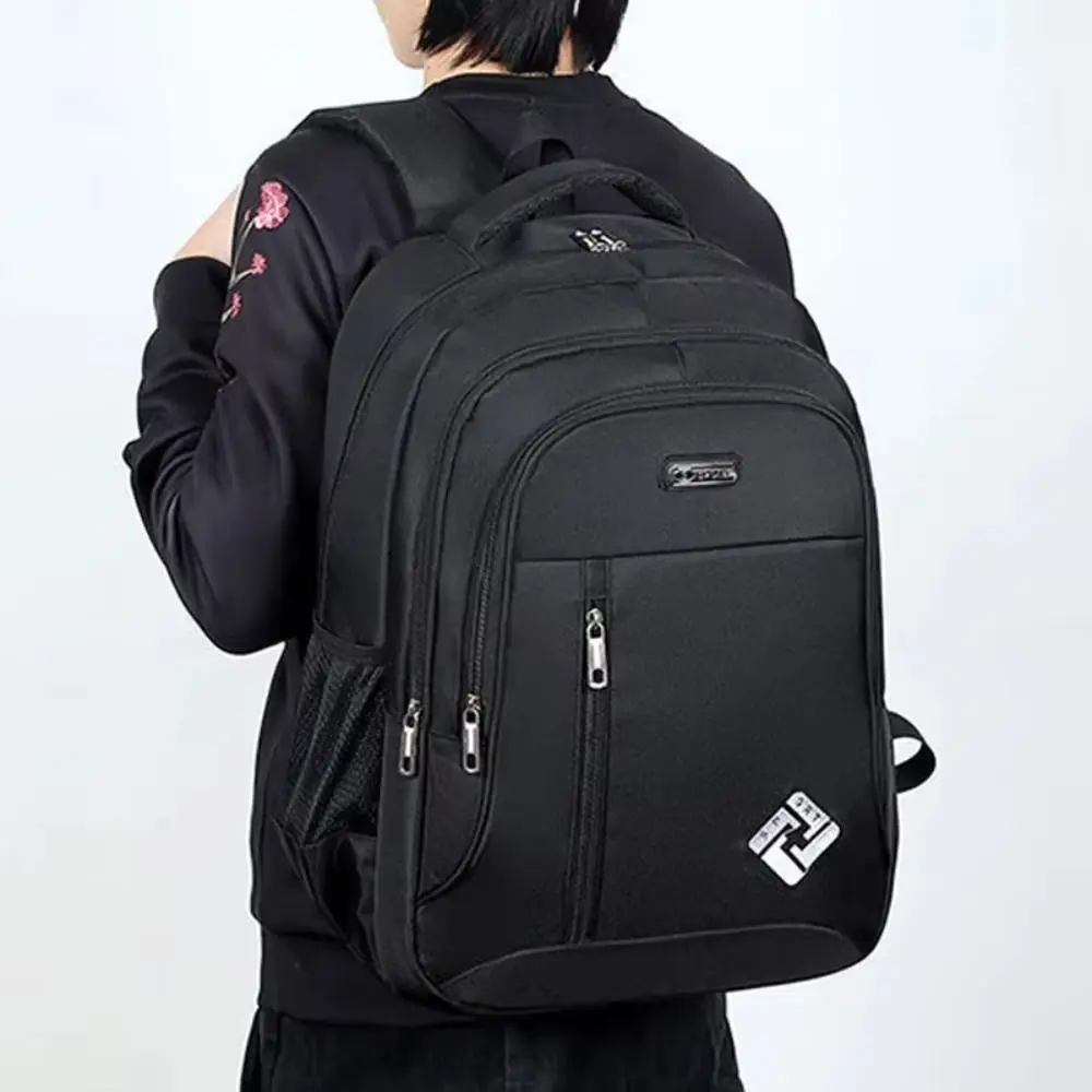 Multifunctional Business Notebook Backpack with USB Charging Port Waterproof Casual Computer Bag Large Capacity Wear-resistant