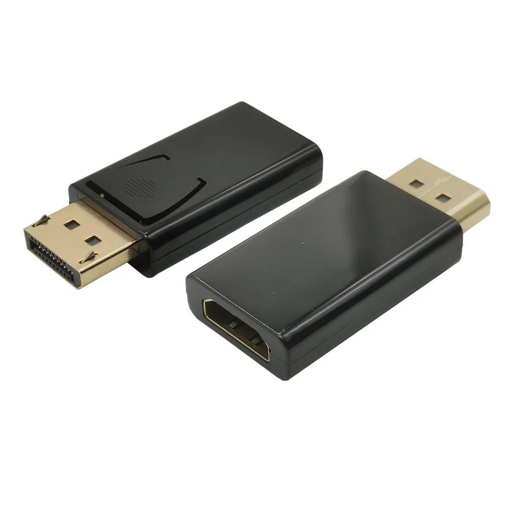 1080P DisplayPort to HDTV Adapter Converter Display Port Male DP Adapter Video Audio for PC Projector