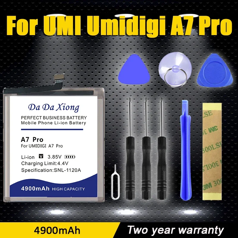 

DaDaXiong Umidigi 4900mAh Replacement Battery For UMI Umidigi A7 Pro Mobile phone Batteries +Tools