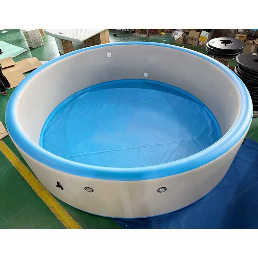 Inflatable Swimming Pool Adults And Kids Large PVC Tarpaulin Ice Bath Above Ground Pool For Backyard Amusement