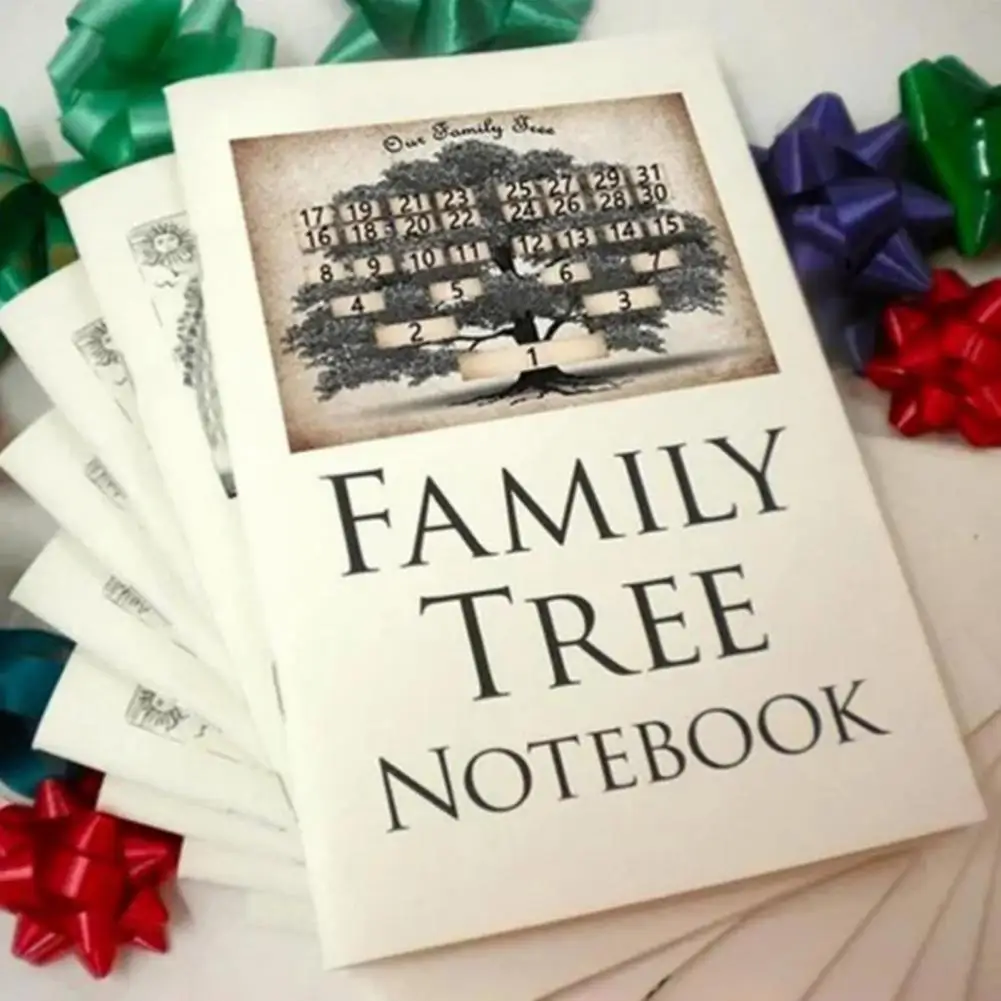 Editable Family Tree Chart History Organizer Genealogy Journal Family Tree Notebook for Ancestor Memories Smooth Writing Print