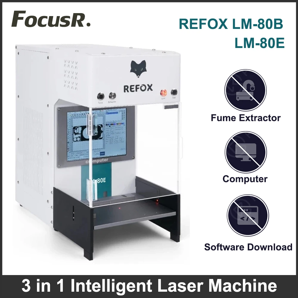 REFOX LM-40 Mini Laser Machine LCD Back Glass Cover Laser Separating Machine For iPhone 15 14 pro max OCA Glue Removal Machine