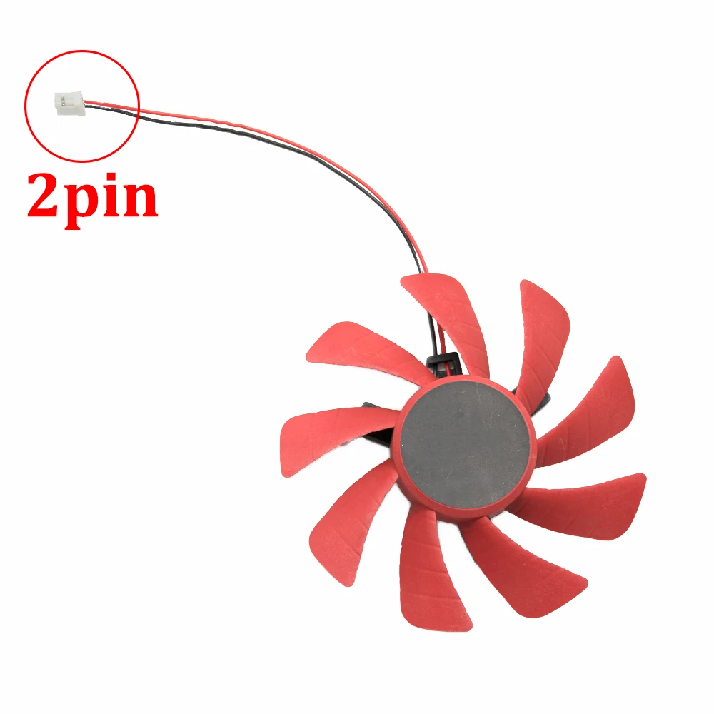 85mm T129215SH GFY09010E12SPA 2Pin 0.3A Cooling Fan For Zotac GTX 1050 GeForce GTX 1050 Ti Mini 4GB Video Graphics Card Fans