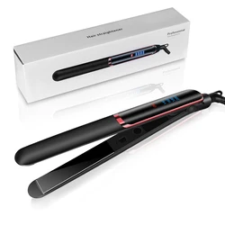 Negative Ion Hair Straightener Professional Flat Iron Ceramic Hair Flat Iron Fast Heating Negative Ion Infrared Curling Iron