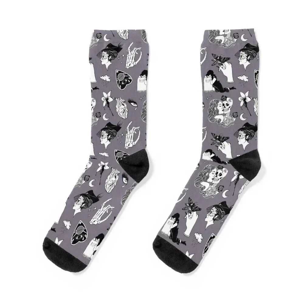 

Gothic Romance: 'Til Death Socks Rugby new year set hip hop Socks Female Men's summer kids christmass gift Socks For Girls Men's