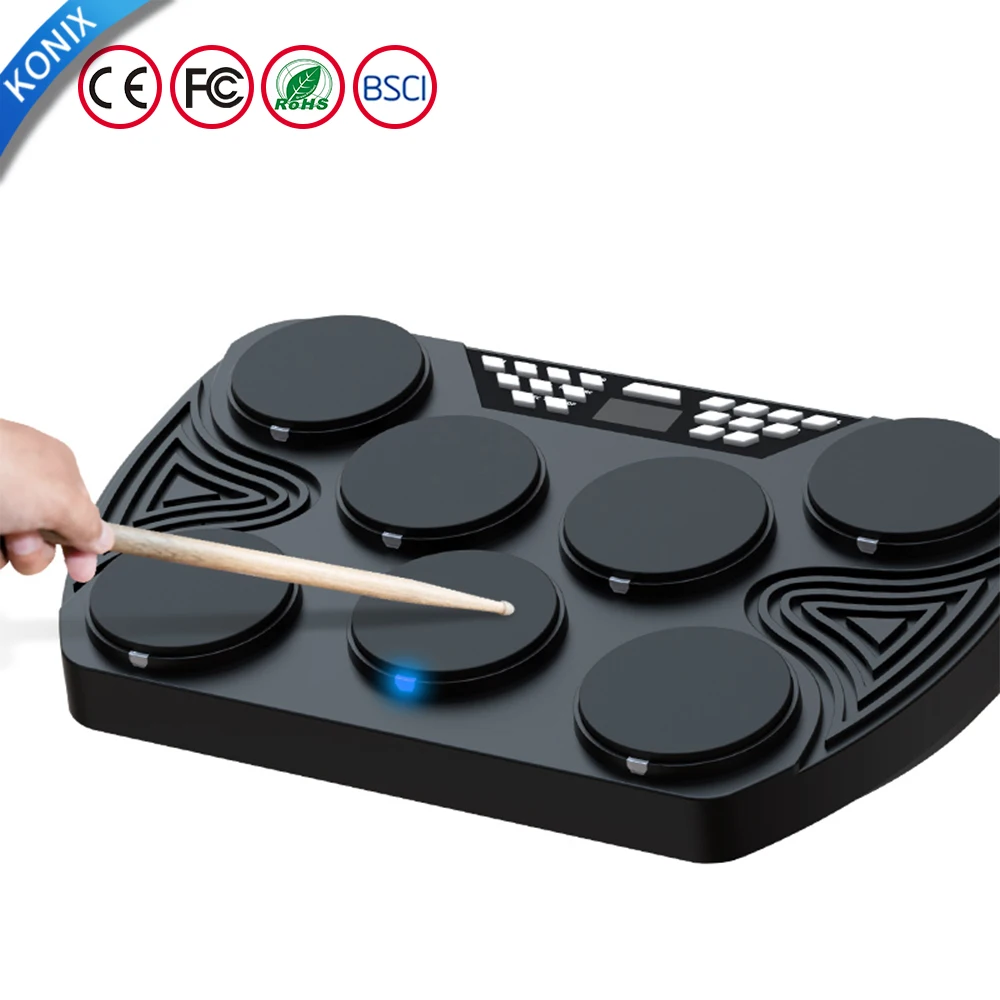 Konix ED01 Electronic Instruments Promotional Gifts Musical Drum Pad Electronic Jazz Drums Drum