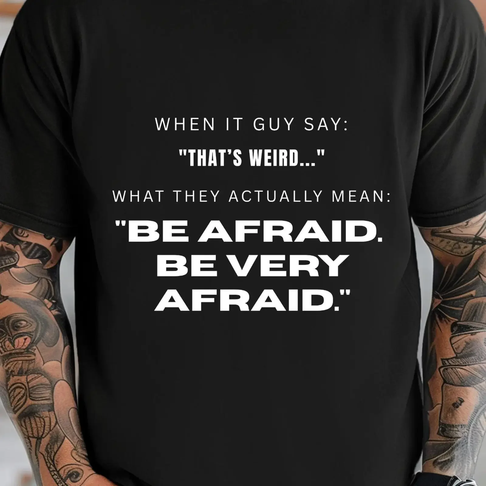 Funny IT Guy That's Weird Sarcastic Quote T Shirt Programmer Humor Tech Support for Software Engineer Computer Science Lover